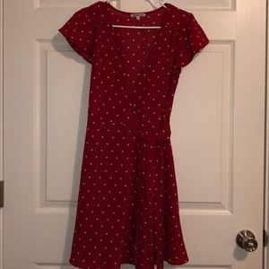 Polka Dot Wrap Dress